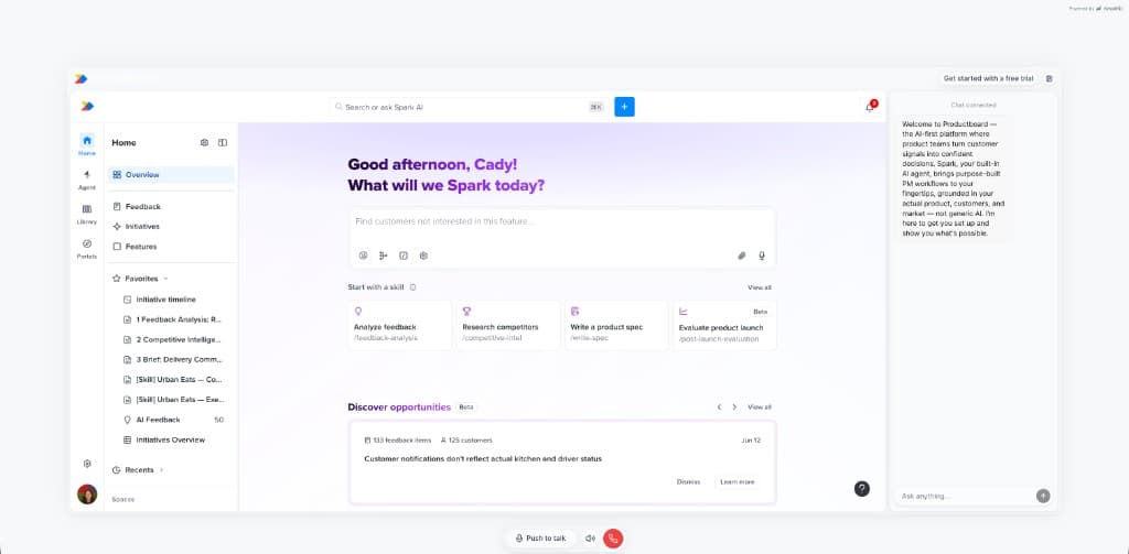 Productboard agent demo